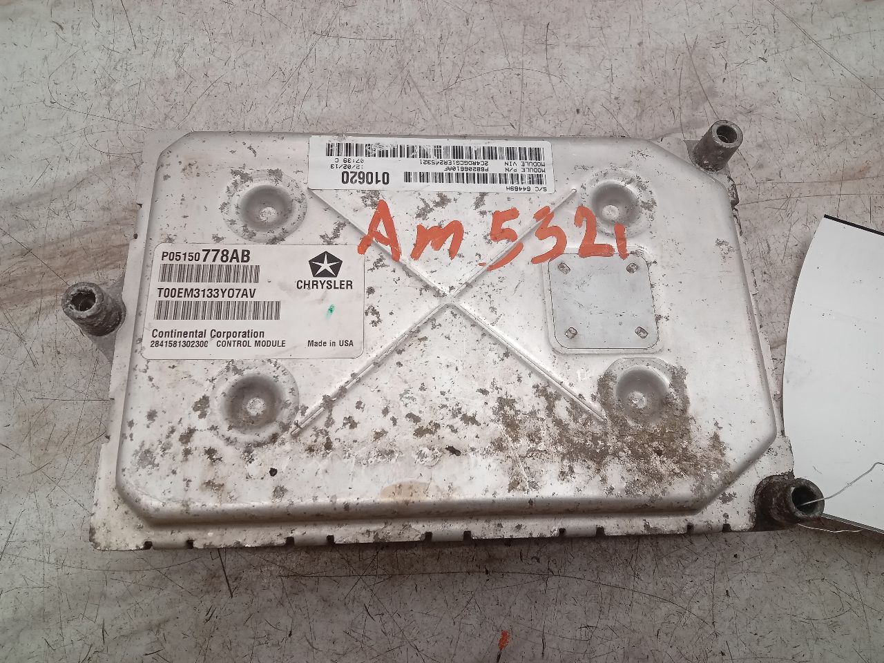 2014 DODGE CARAVAN 6cyl Gasoline 3.6 Eng/Motor Cont Mod - 329152 — photo 3