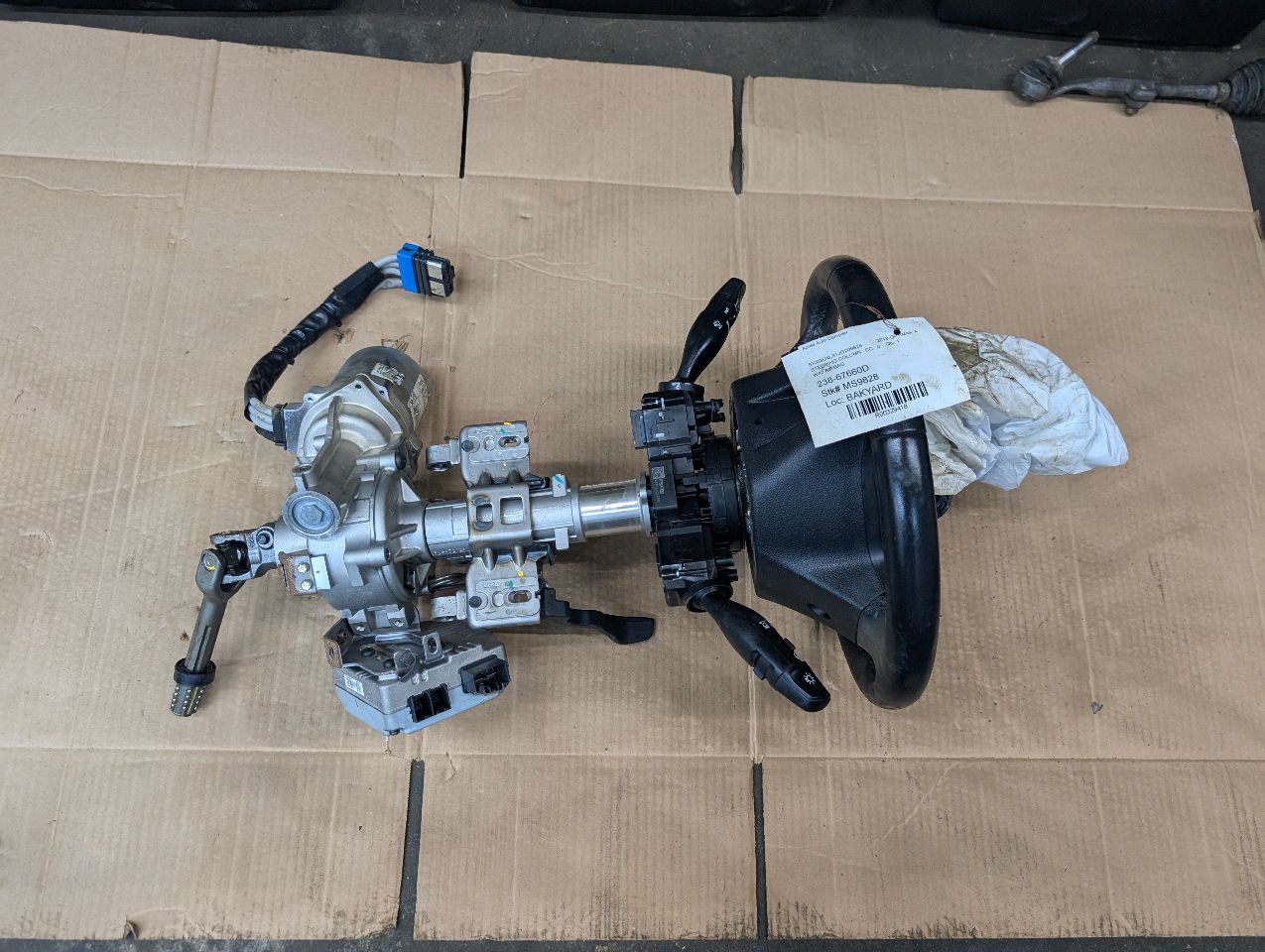 2018 KIA OPTIMA 2.4L 4cyl Gasoline VVT STEERING COLUMN - 329418 — photo 2