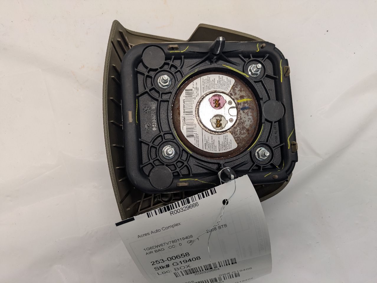 2008 CADILLAC STS 6cyl Gasoline 3.6 AIR BAG - 329664