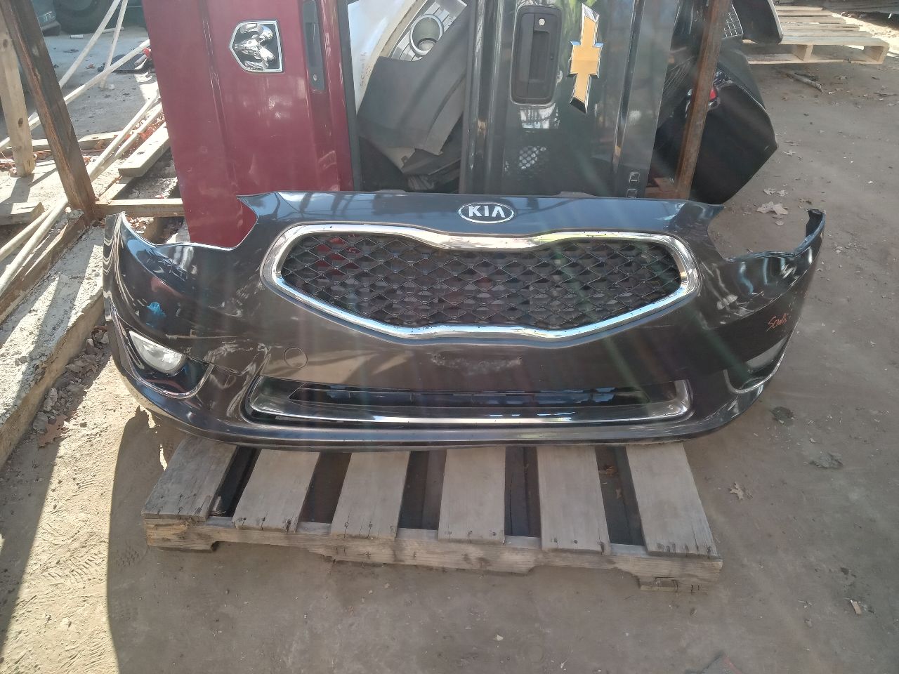 2014 KIA CADENZA 6cyl Gasoline 3.3 BUMPER ASSY, FRONT - 329696
