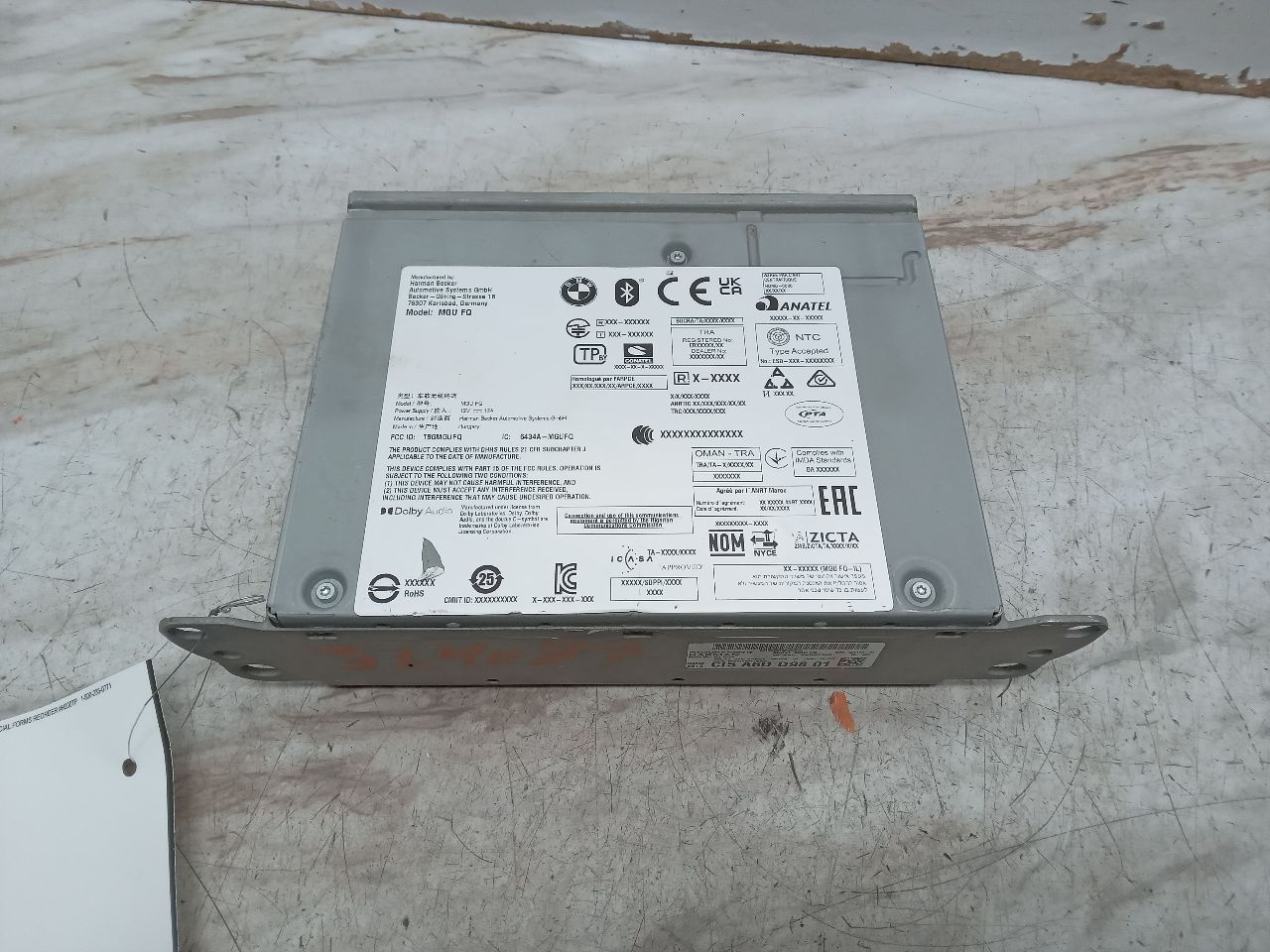 2023 BMW M550i 4.4L 8cyl Turbo Gasoline Radio Audio - 331114 — photo 6