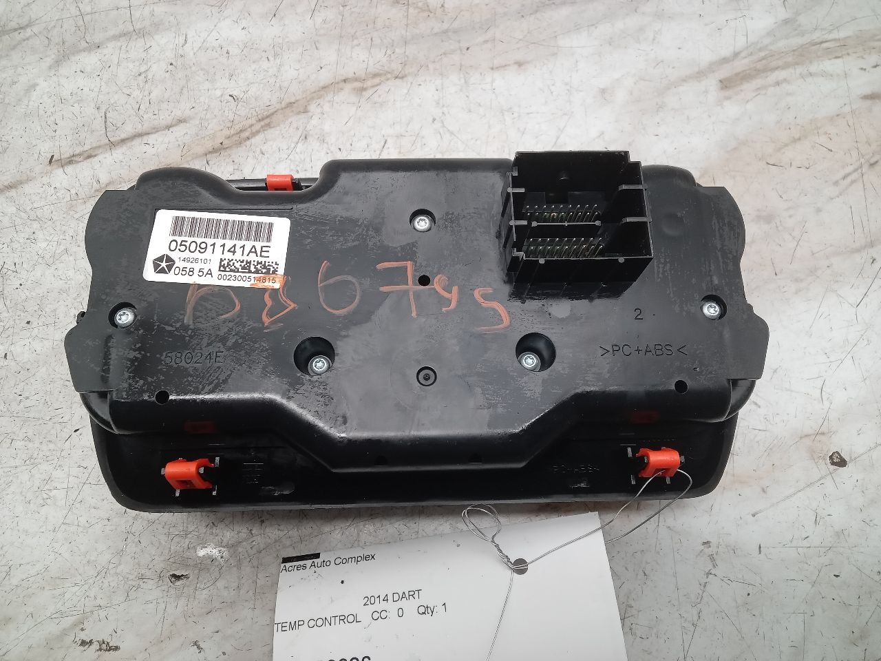 2014 DODGE DART TEMP CONTROL - 331218 — photo 2
