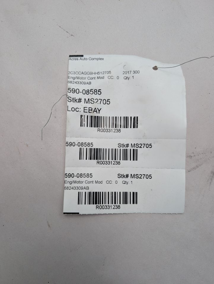 2017 CHRYSLER 300 3.6L 6cyl VVT Eng/Motor Cont Mod - 331238 — photo 5