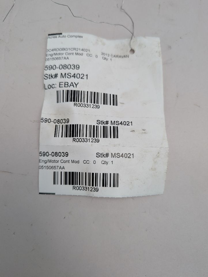 2012 DODGE CARAVAN 6 cyl Gas Flex Fuel 3.6 Eng/Motor Cont Mod - 331239 — photo 5