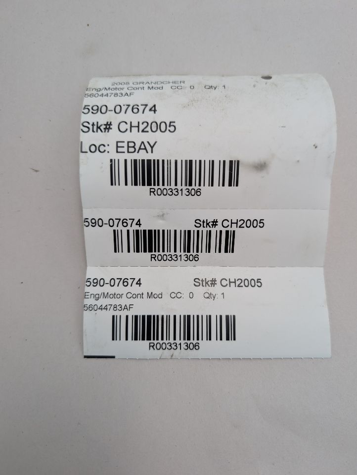 2005 JEEP GRAND CHEROKEE Eng/Motor Cont Mod - 331306 — photo 4