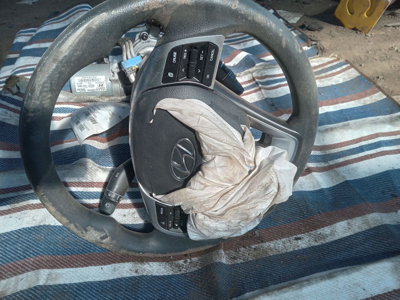 2019 HYUNDAI SONATA 2.4L 4cyl Gasoline VVT STEERING COLUMN - 331792