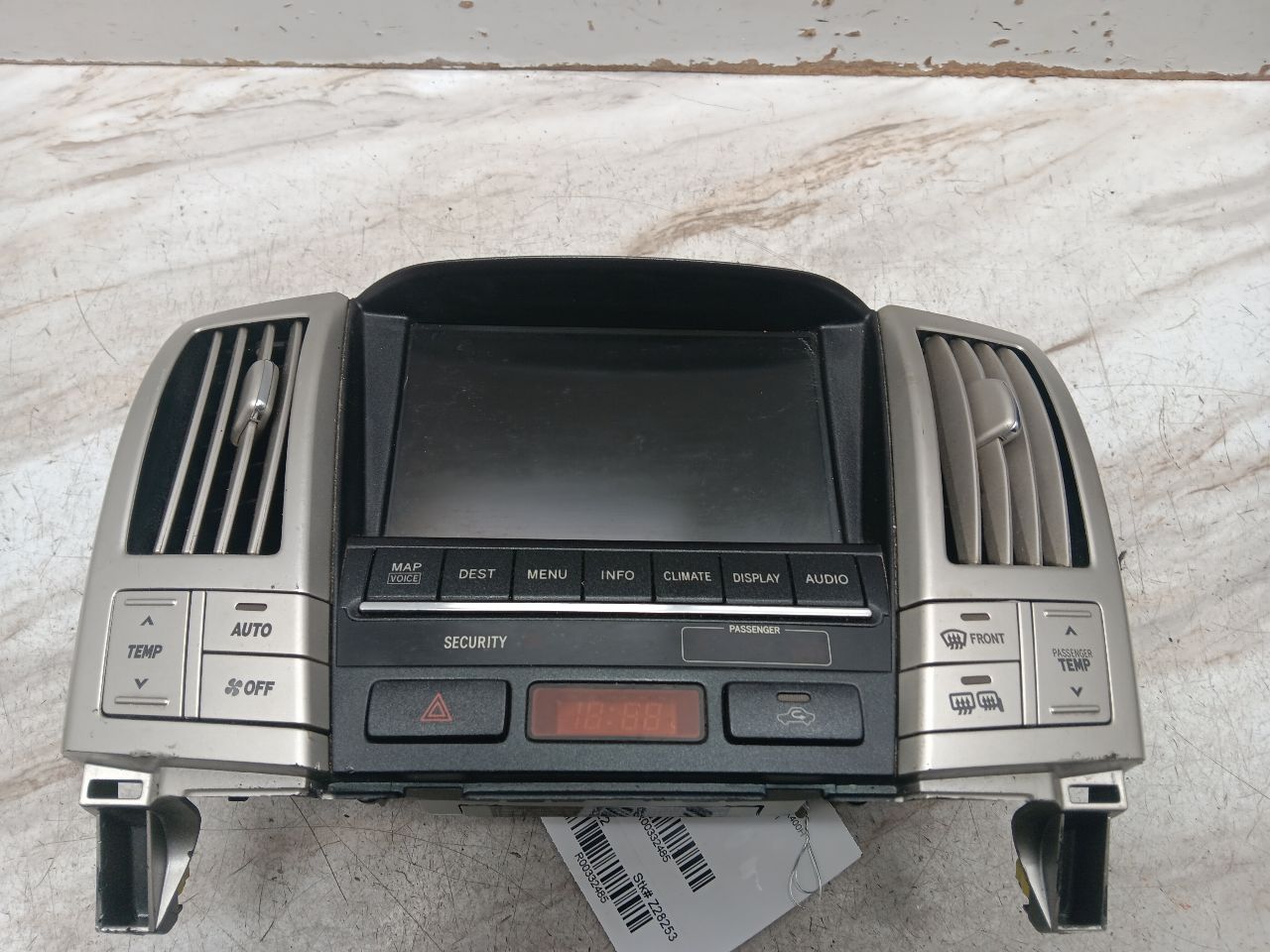 2007 LEXUS RX400H 6cyl electric 3.3 Info-GPS-TV Screen - 332485