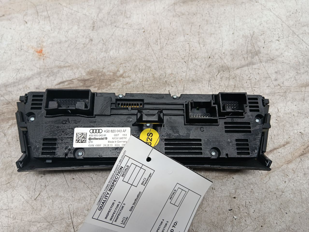 2014 AUDI S6 8cyl Gasoline Turbo 4.0 TEMP CONTROL - 332583