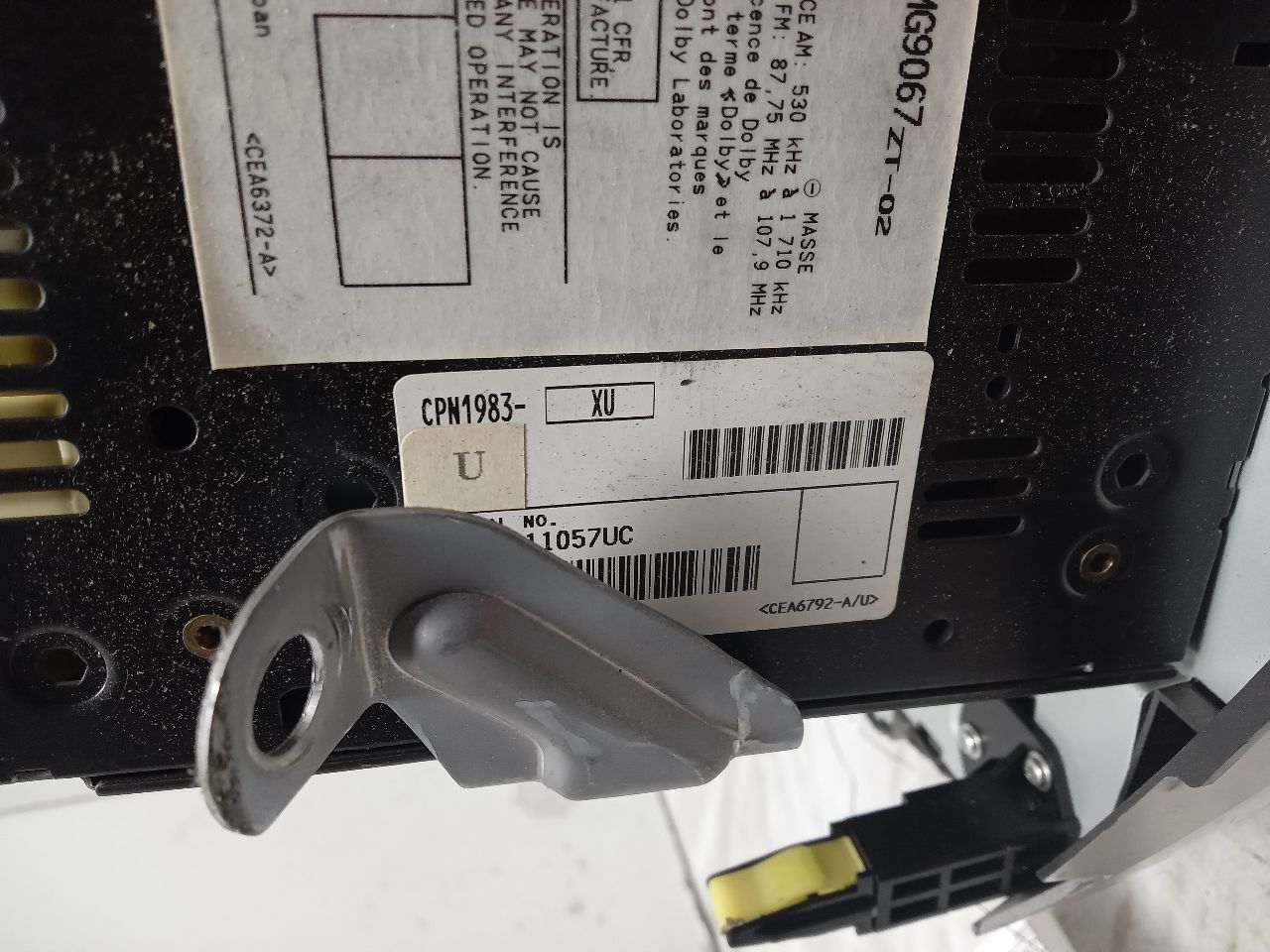 2007 LEXUS RX400H 6cyl electric 3.3 Radio Audio - 333577