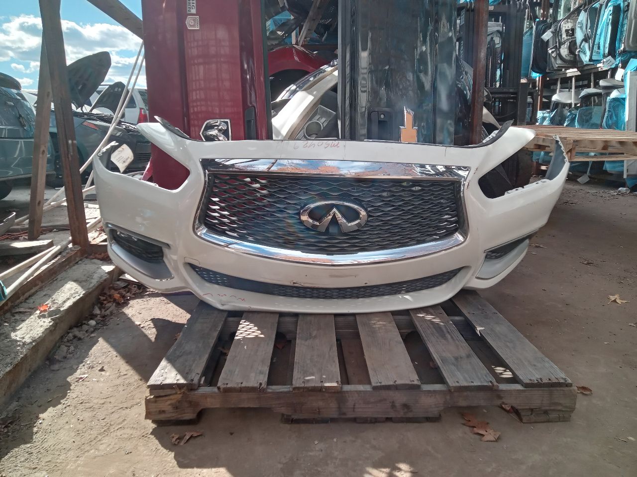 2016 INFINITI QX60 6cyl Gasoline 3.5 BUMPER ASSY, FRONT - 334631