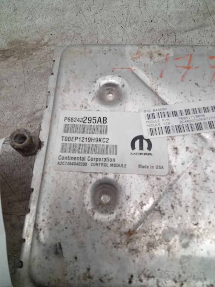2019 DODGE CARAVAN 3.6L 6cyl VVT Eng/Motor Cont Mod - 335554 — photo 1