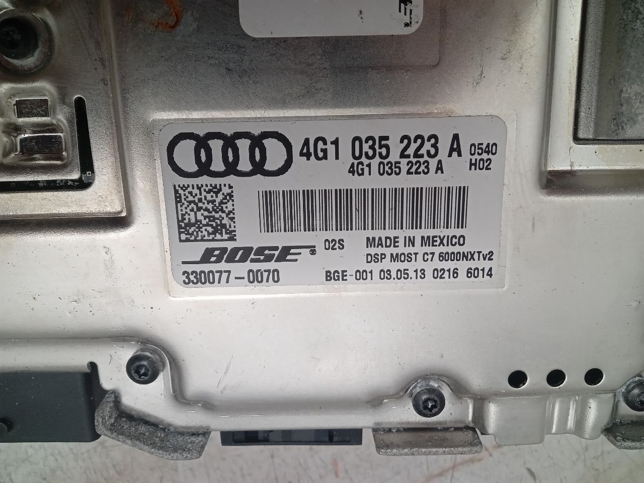 2017 AUDI A8 Radio Audio - 336534