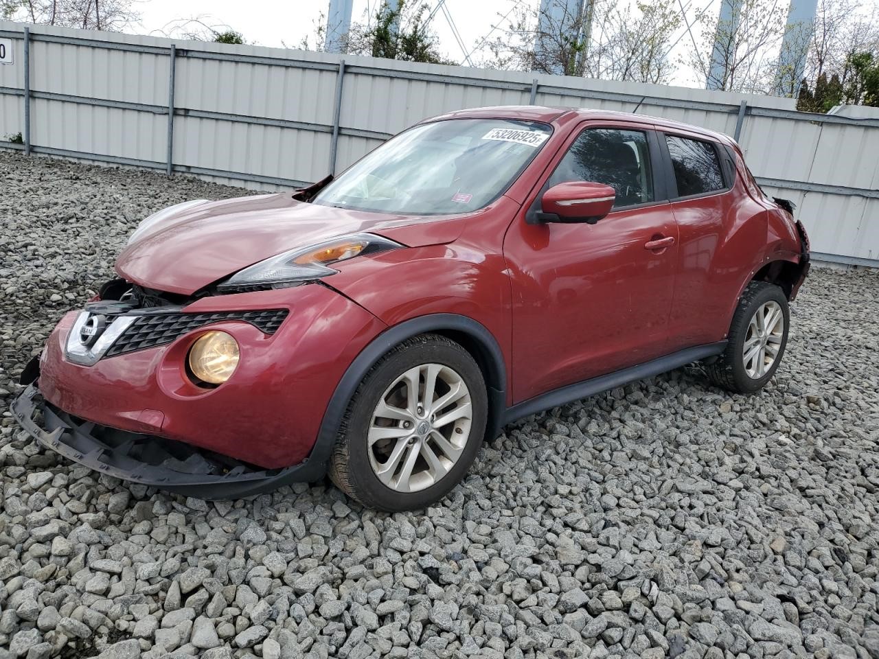 2015 NISSAN JUKE 4cyl Gasoline Turbo 1.6 Chassis Cont Mod - 339342