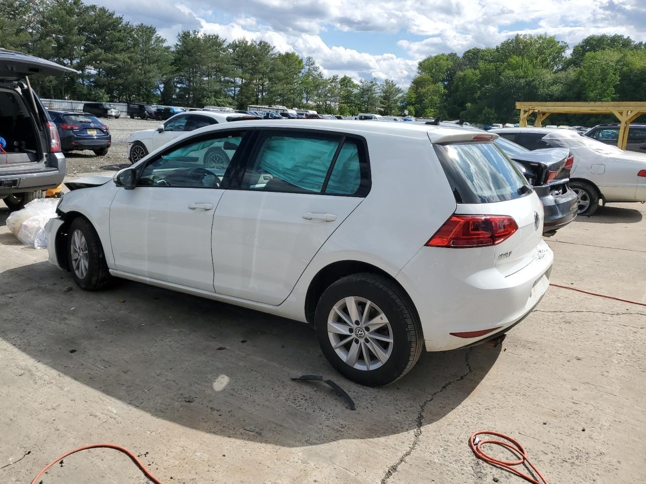 2017 VOLKSWAGEN GOLF 4cyl Gasoline Turbo 1.8 Right Dr Assm, Rear Side - 339397 — photo 2