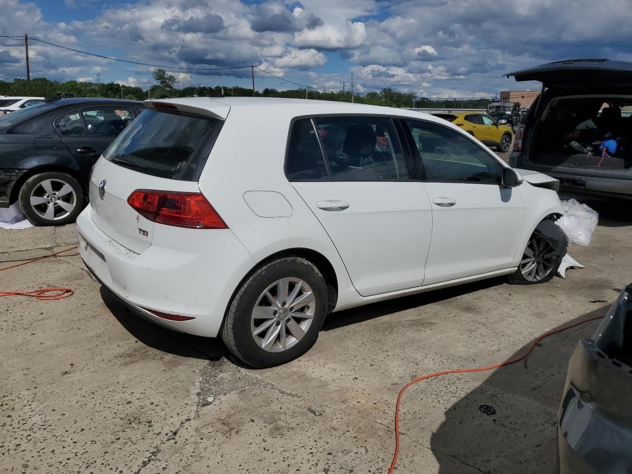 2017 VOLKSWAGEN GOLF 4cyl Gasoline Turbo 1.8 Right Dr Assm, Rear Side - 339397 — photo 3