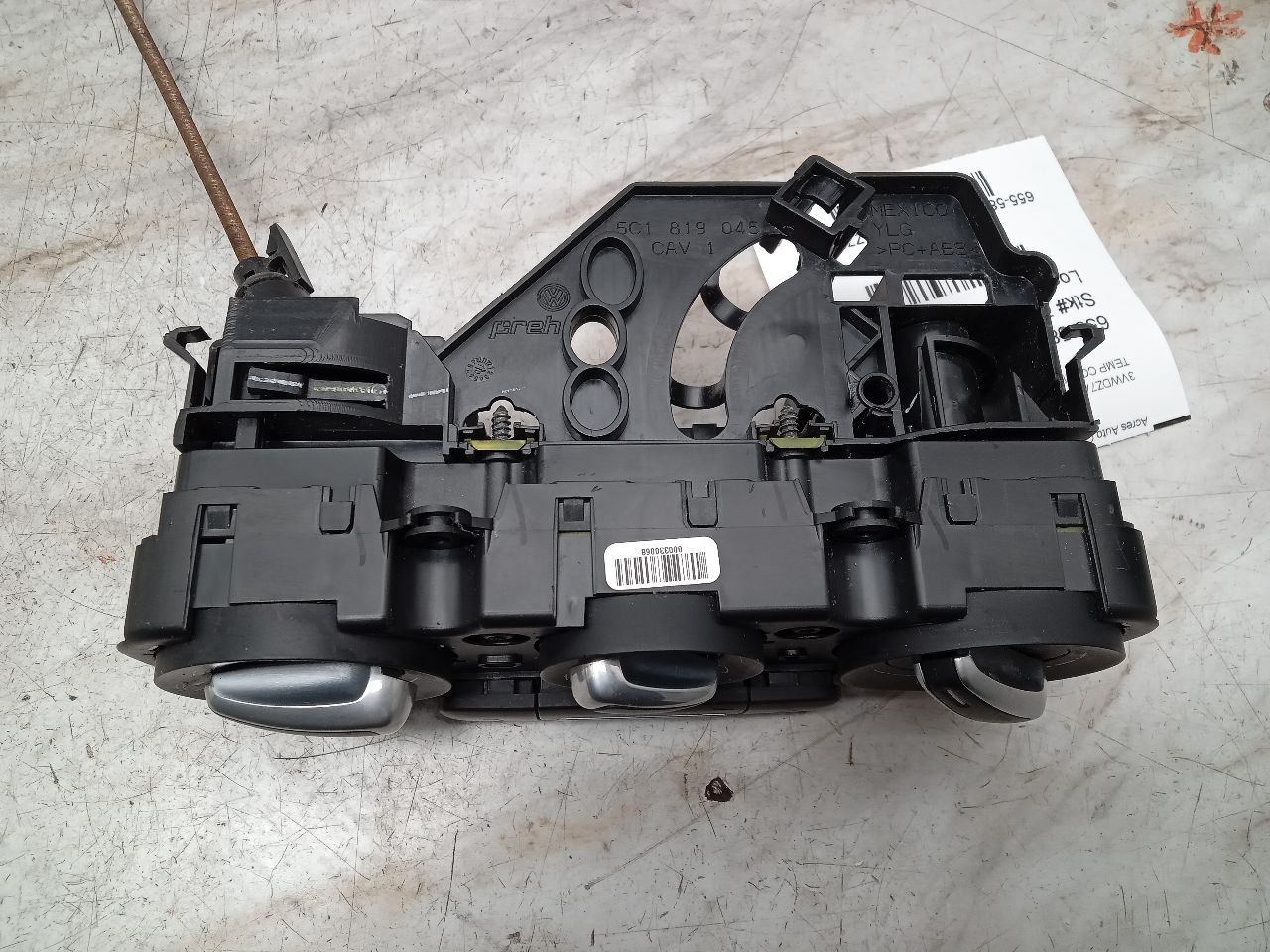 2011 VOLKSWAGEN JETTA 5cyl Gasoline 2.5 TEMP CONTROL - 339438 — photo 4