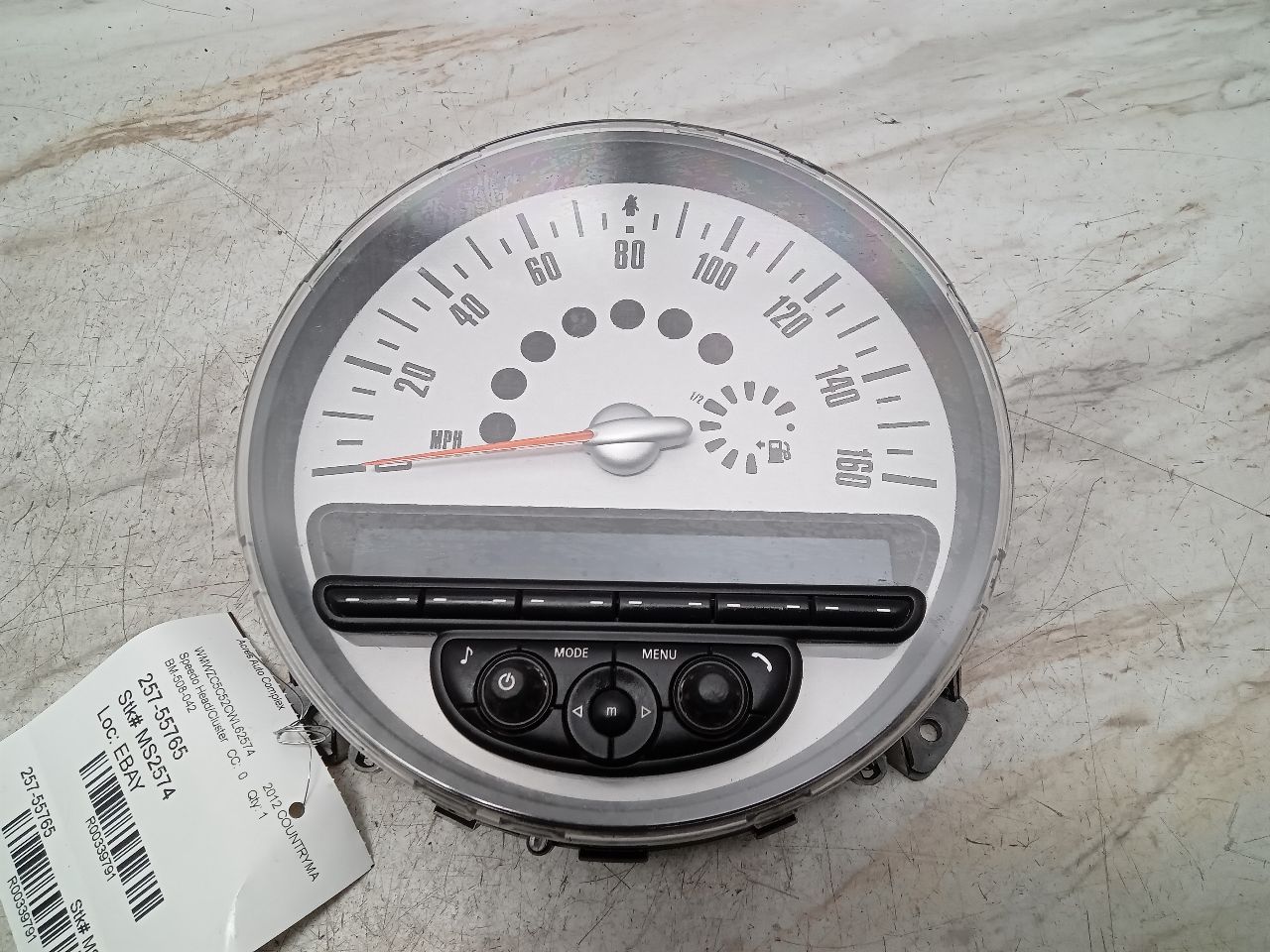 2012 MINI COOPER COUNTRYMAN 4cyl Gasoline Turbo 1.6 Speedo Head/Cluster - 339791