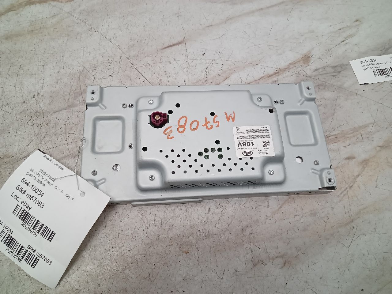 2019 JAGUAR F-PACE Info-GPS-TV Screen - 339796 — photo 2