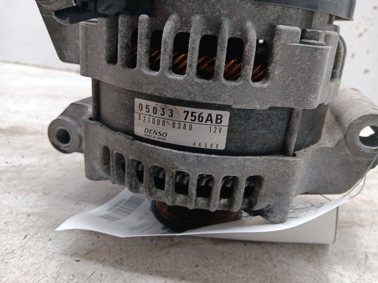 2007 CHRYSLER SEBRING ALTERNATOR - 341569 — photo 4