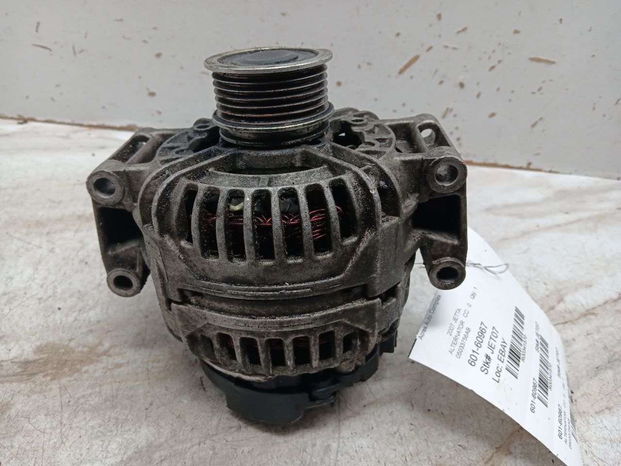 2007 VOLKSWAGEN JETTA ALTERNATOR - 341570