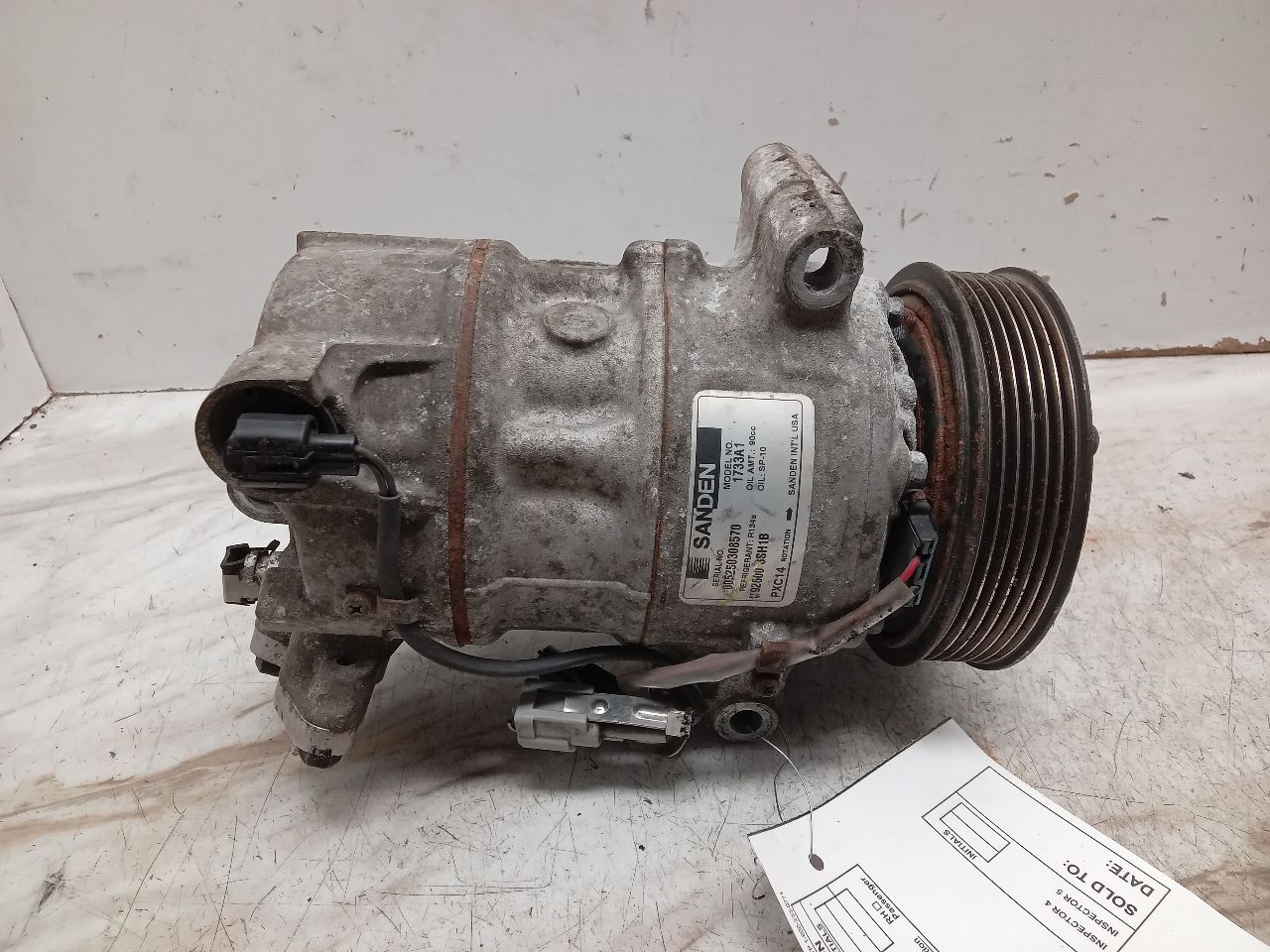 2014 NISSAN SENTRA AC COMPRESSOR - 341988