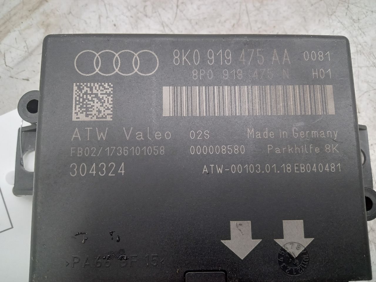 2011 AUDI A5 6cyl Gasoline 3.2 Chassis Cont Mod - 342025 — photo 5