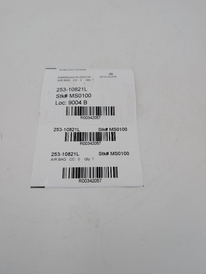 2019 HYUNDAI KONA 2.0L 4cyl Gasoline VVT Left AIR BAG - 342057