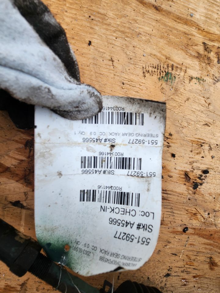 2003 MERCEDES-BENZ S-CLASS 8cyl Gasoline 5.0 STEERING GEAR RACK - 344166
