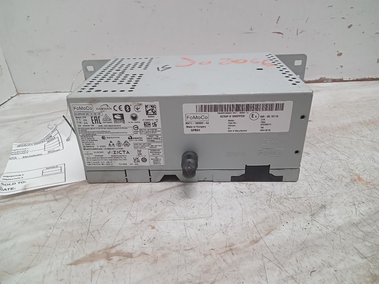 2023 FORD MAVERICK PICKUP 2.5L 4cyl Hybrid Radio Audio - 344291 — photo 4