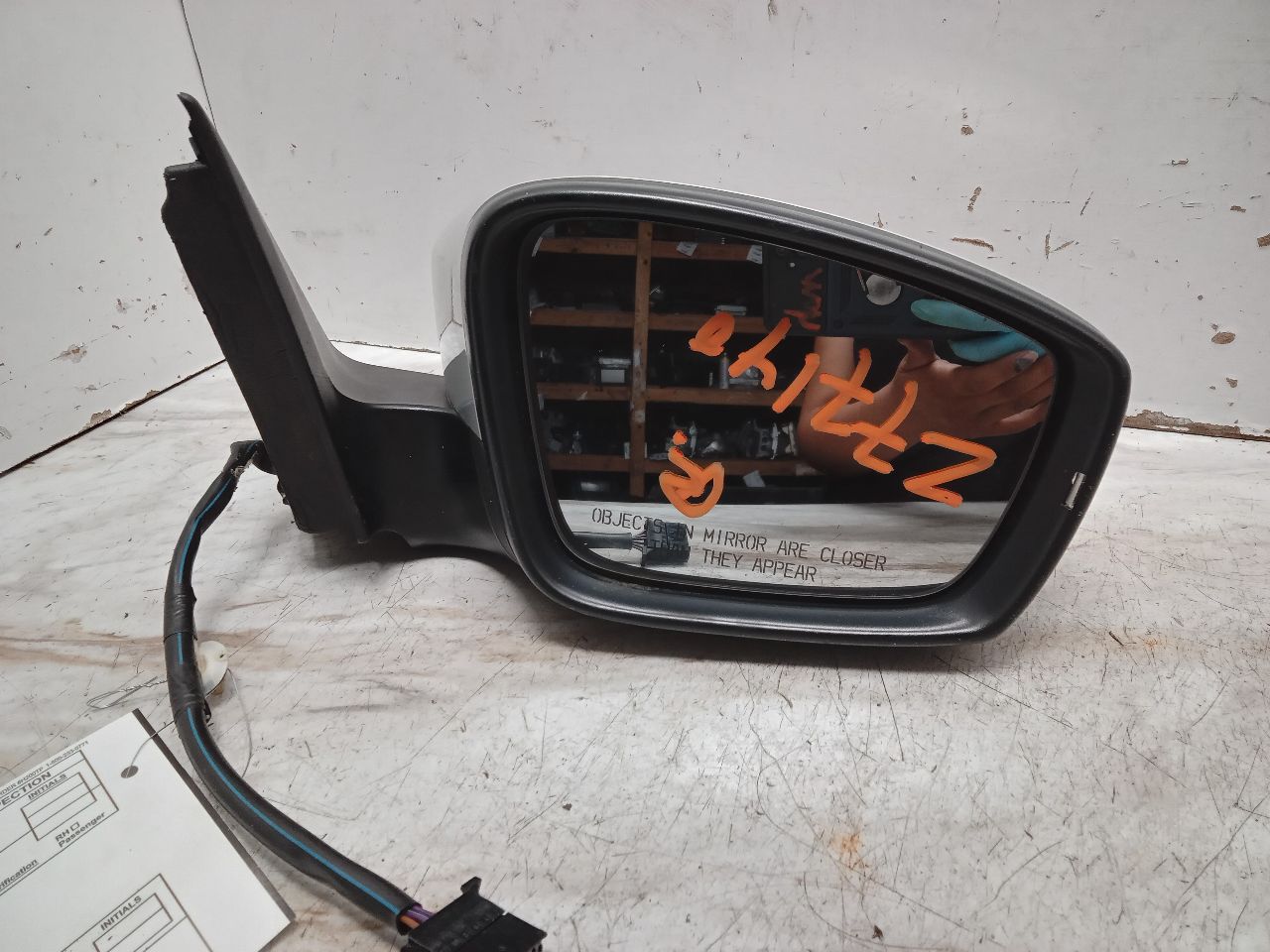 2011 VOLKSWAGEN JETTA 5cyl Gasoline 2.5 Right SIDE VIEW MIRROR - 344923