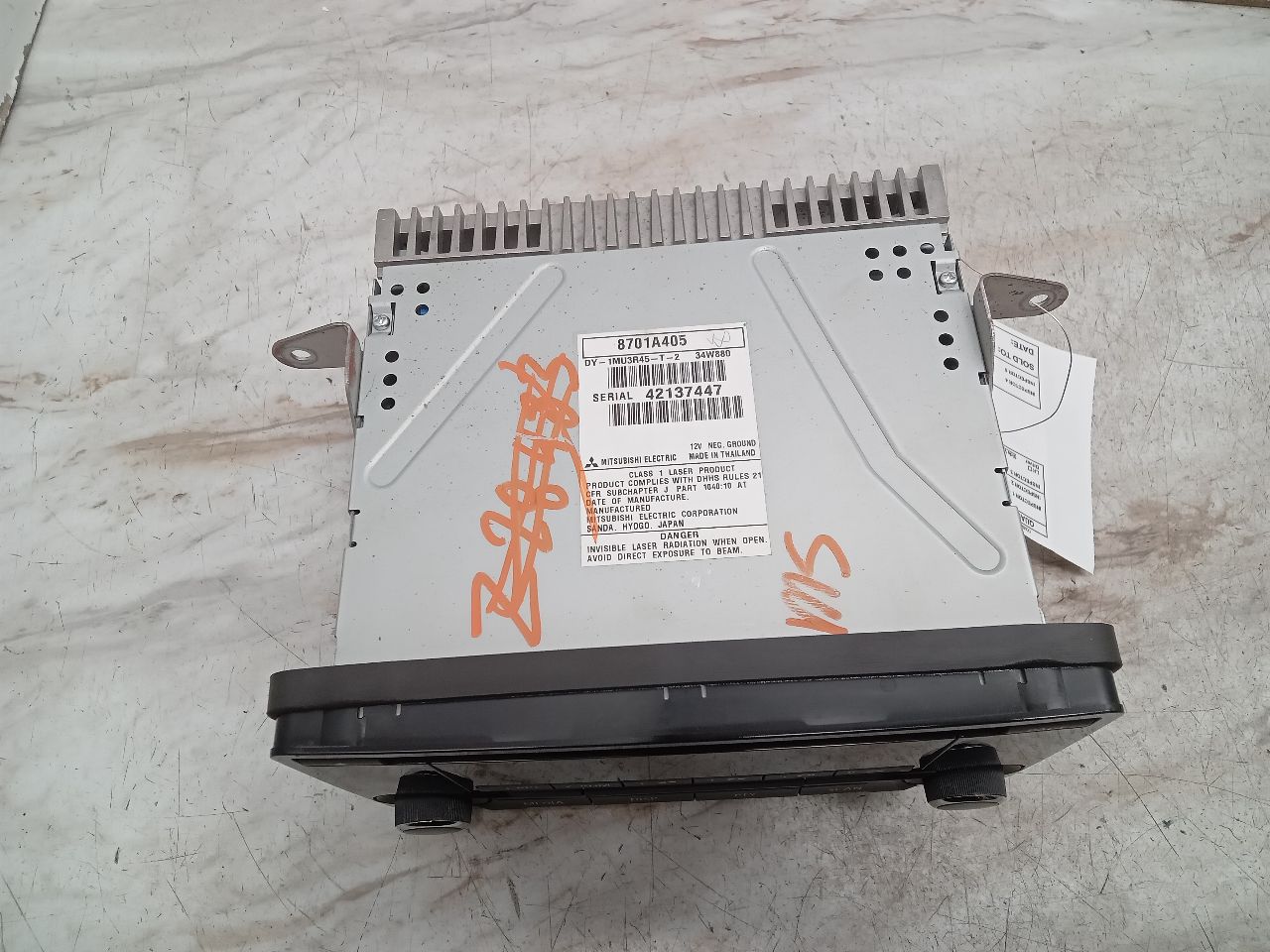 2014 MITSUBISHI OUTLANDER SPORT 4cyl Gasoline 2.0 Dohc Radio Audio - 345375 — photo 2
