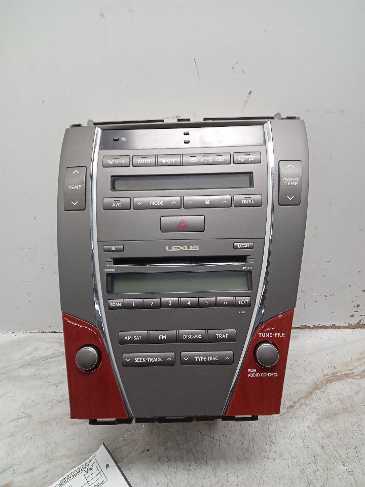 2007 LEXUS ES350 6cyl Gasoline 3.5 Radio Audio - 345377