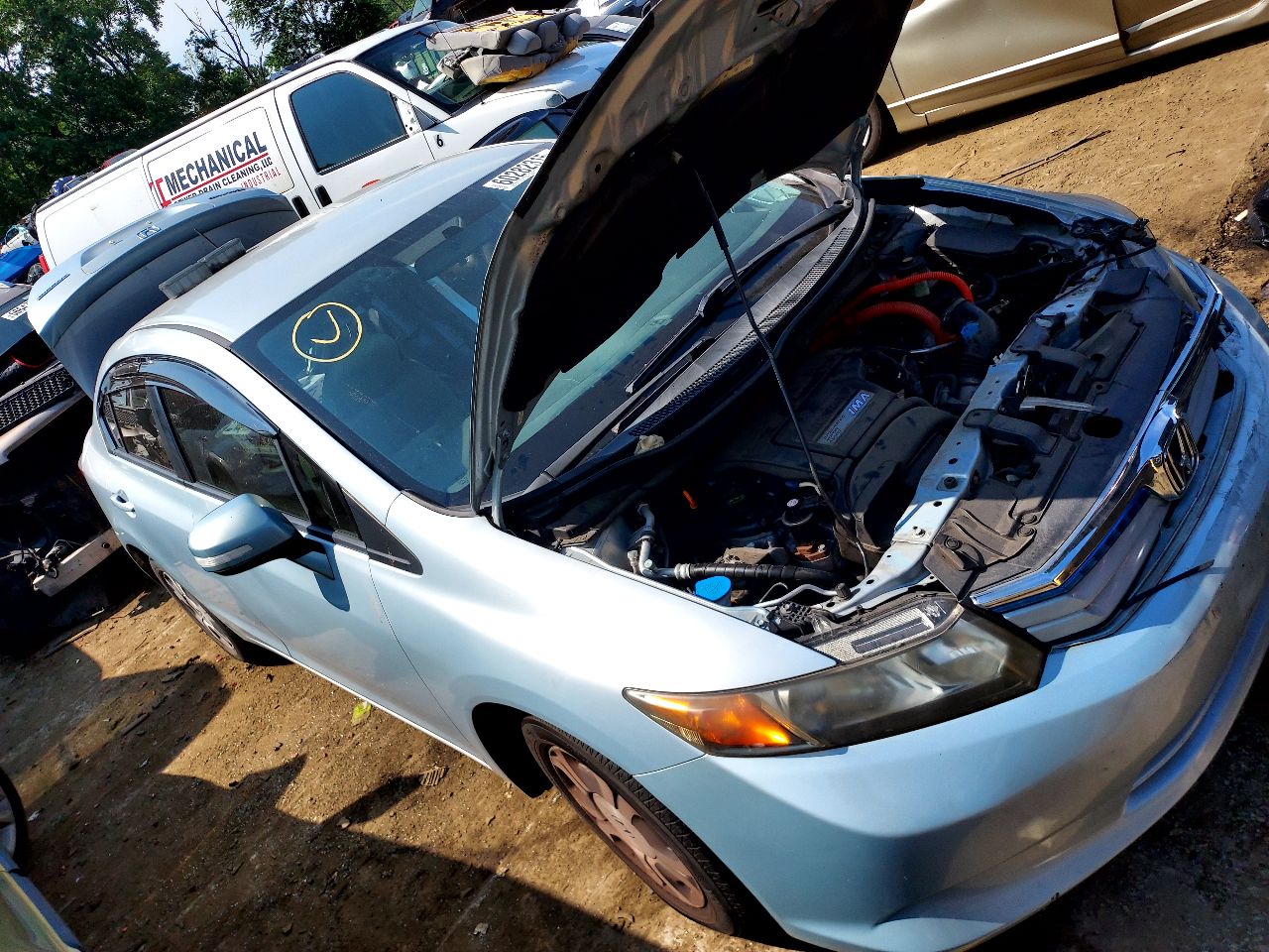 2012 HONDA CIVIC 4cyl Electric 1.5 BATTERY - 347302 — photo 6