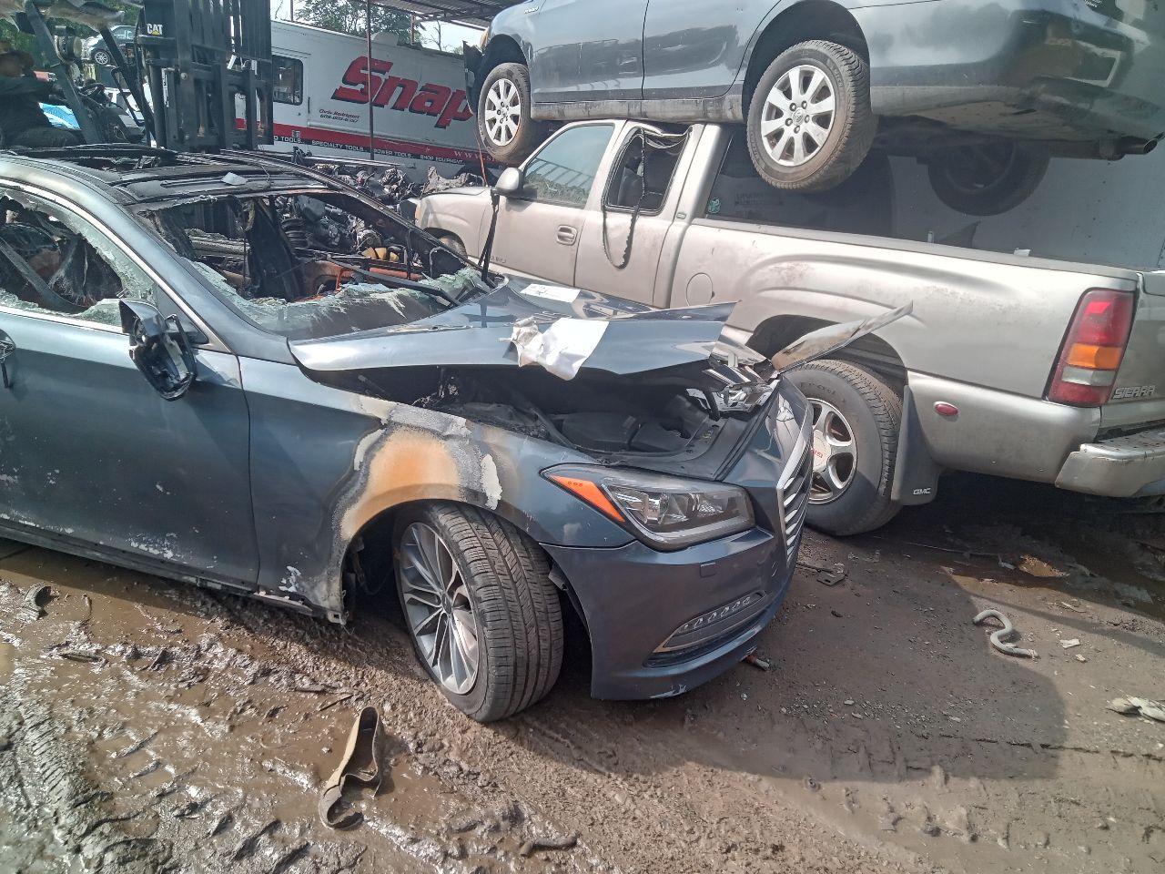 2016 HYUNDAI GENESIS 6cyl Gasoline 3.8 ENGINE ASSEMBLY - 347601 — photo 4