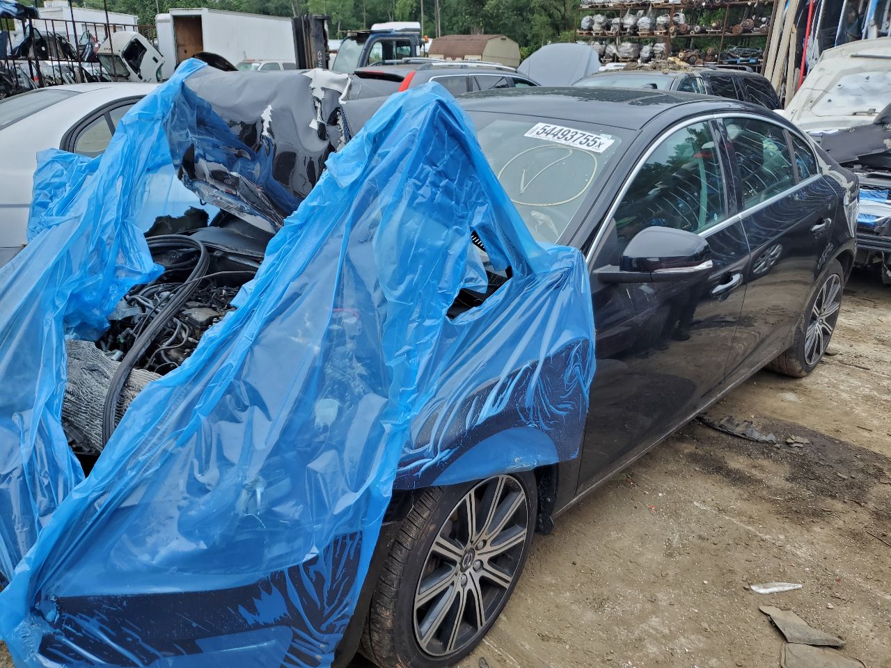 2018 VOLVO S60 2.0L 4cyl Turbo Gasoline AC COMPRESSOR - 347705 — photo 7