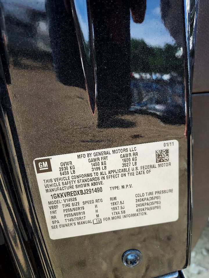 2011 GMC ACADIA 6cyl Gasoline 3.6 AC COMPRESSOR - 347709 — photo 2