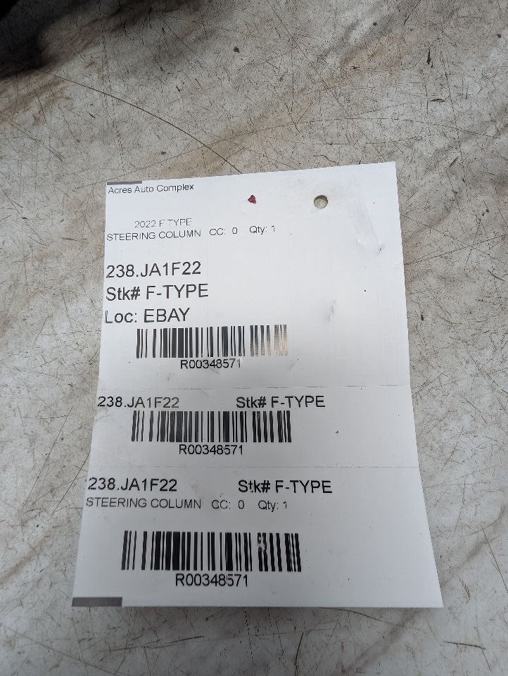 2022 JAGUAR F TYPE STEERING COLUMN - 348571