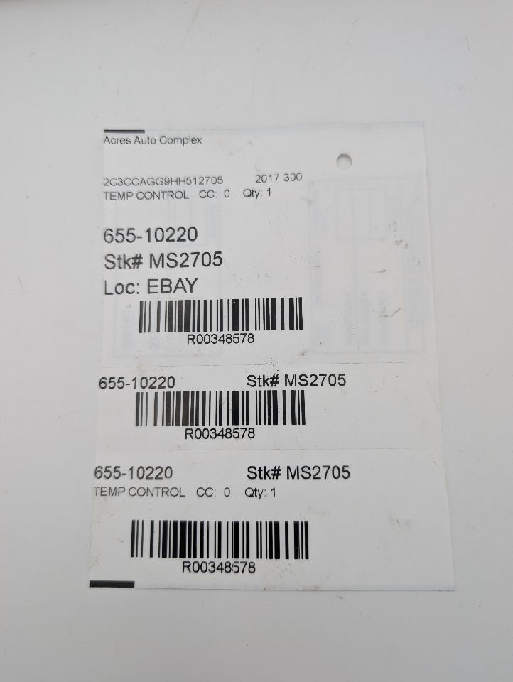 2017 CHRYSLER 300 3.6L 6cyl VVT TEMP CONTROL - 348578