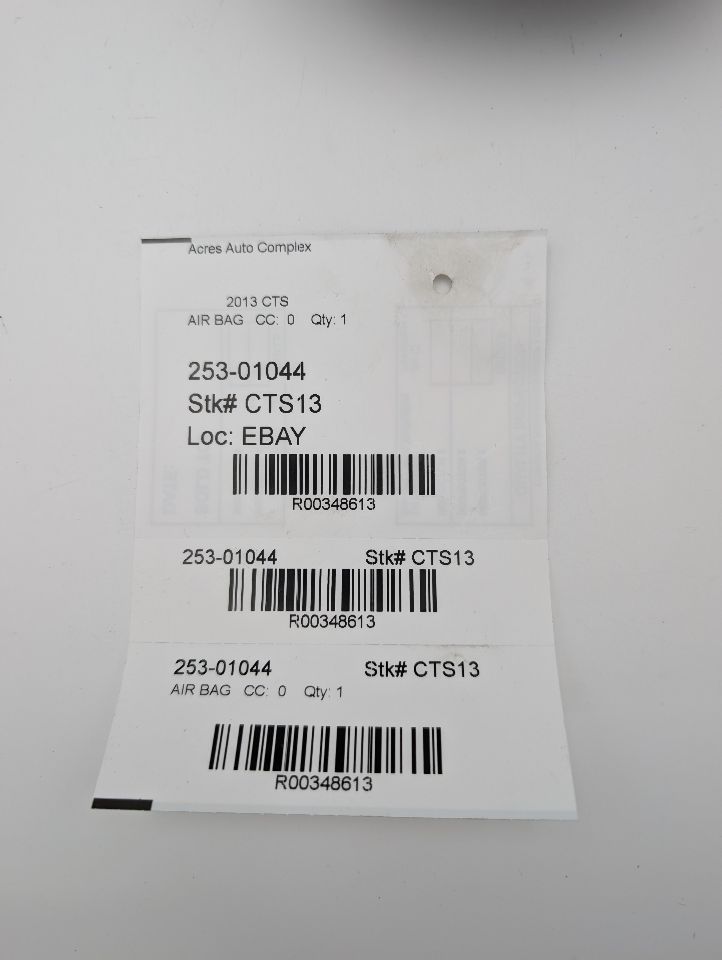 2013 CADILLAC CTS AIR BAG - 348613