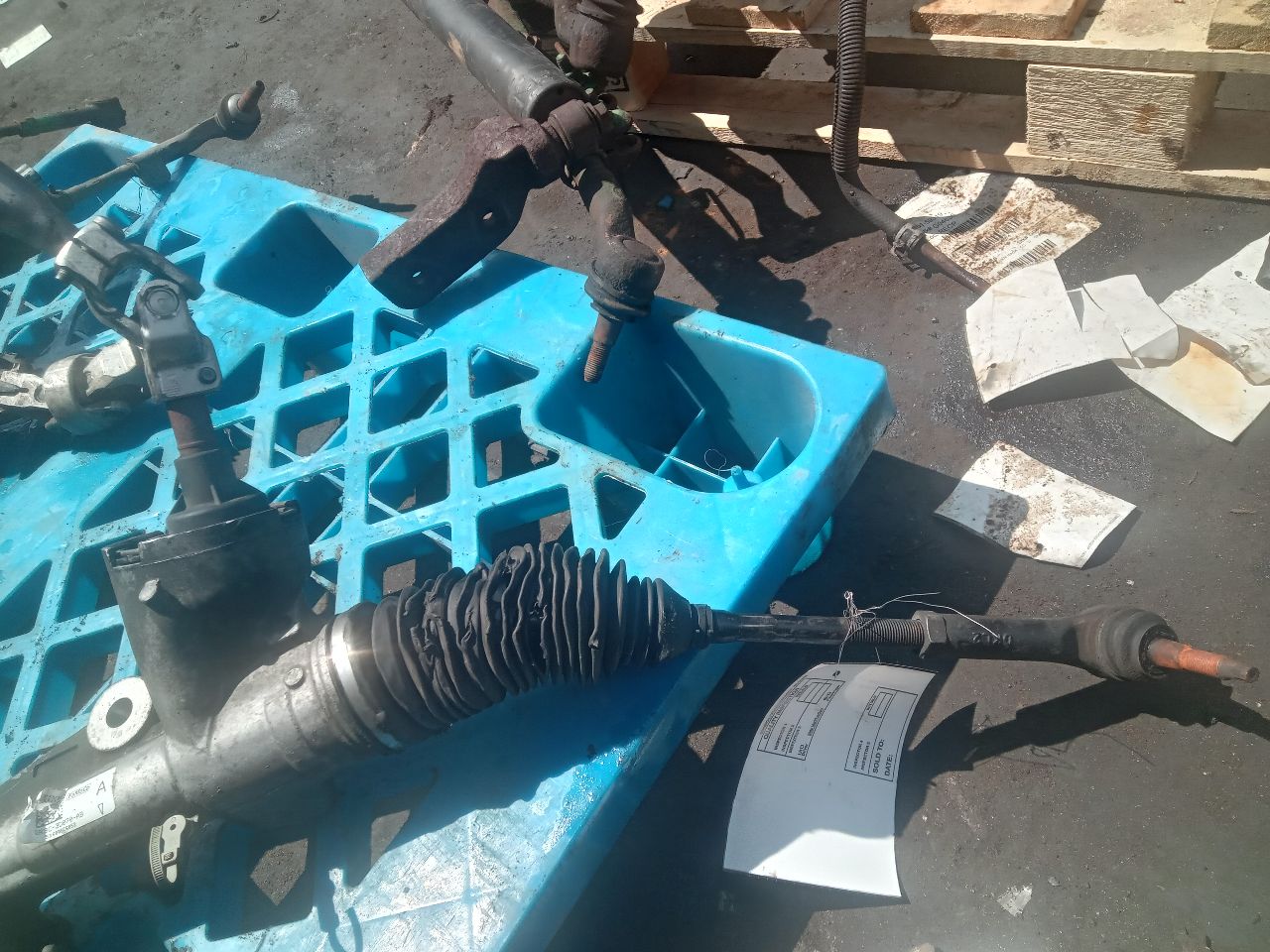2016 FORD MUSTANG 6cyl Gasoline 3.7 STEERING GEAR RACK - 348728