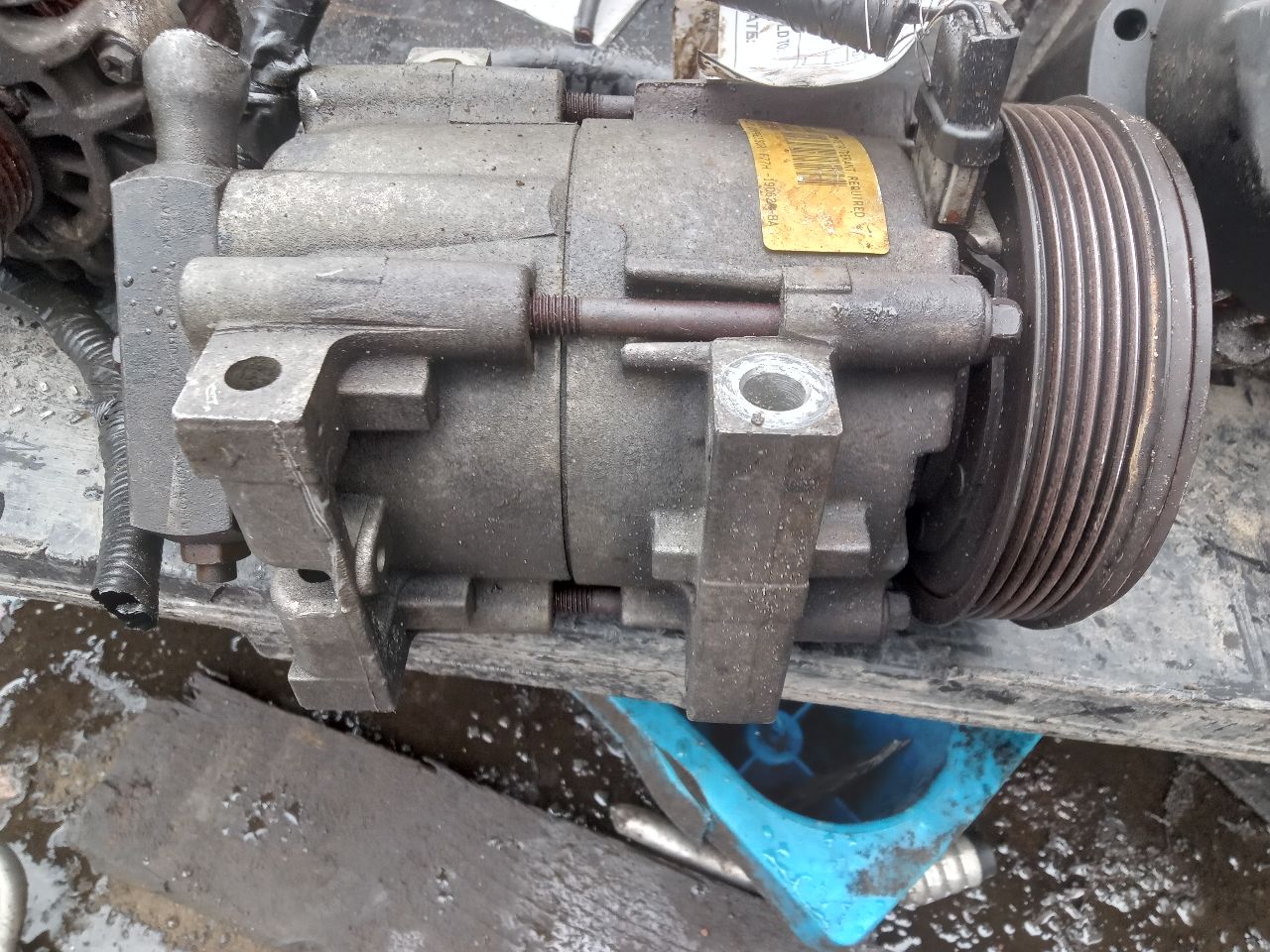 2000 FORD RANGER 6cyl Gasoline 3.0 Flex AC COMPRESSOR - 348764