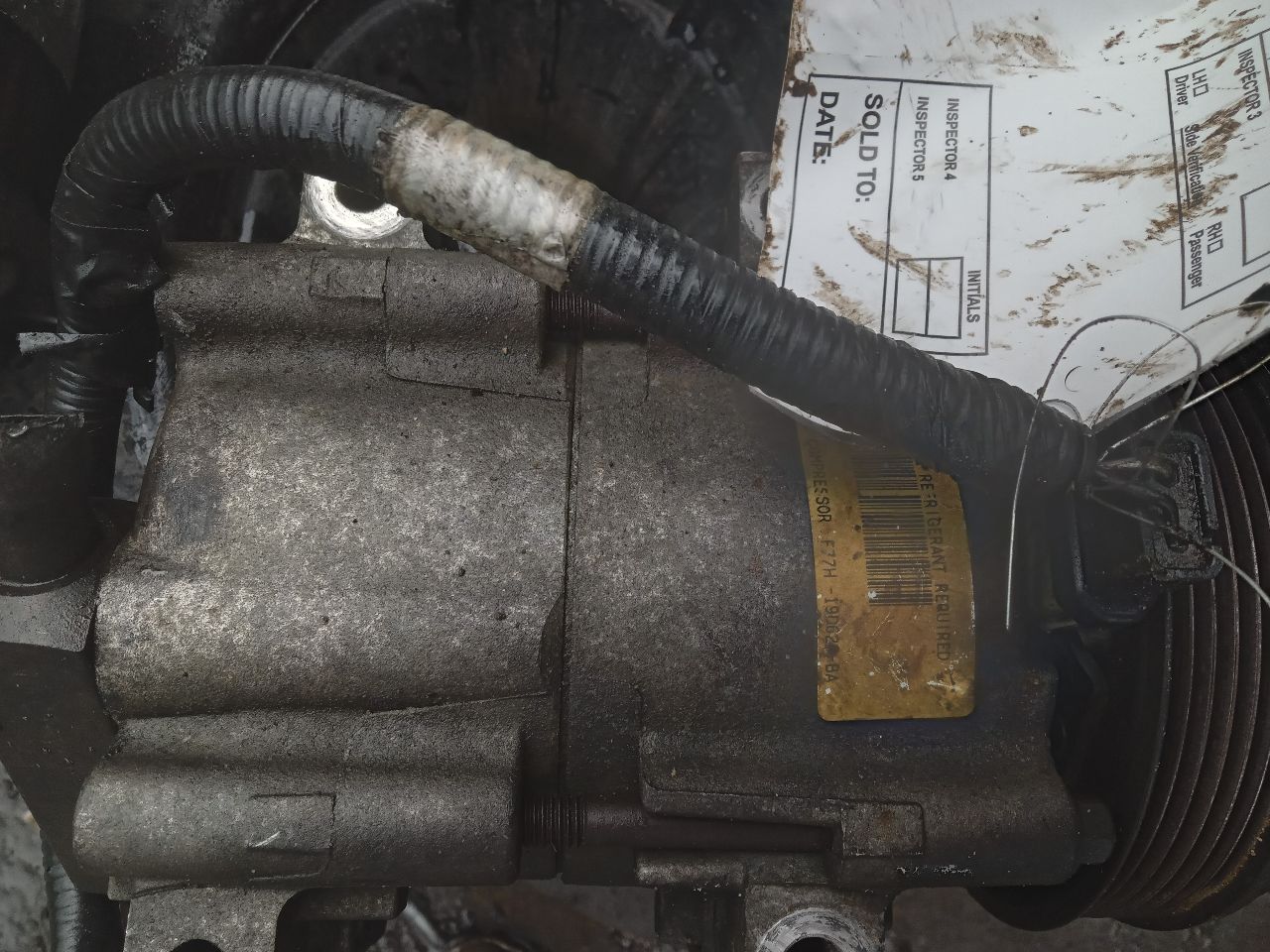 2000 FORD RANGER 6cyl Gasoline 3.0 Flex AC COMPRESSOR - 348764 — photo 2