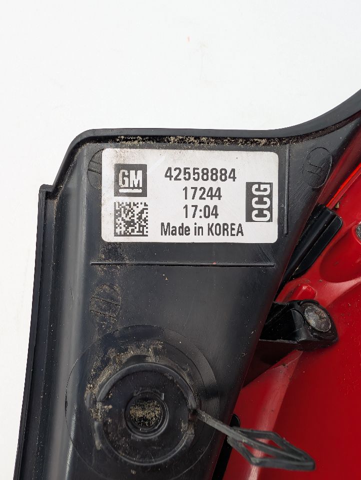 2018 BUICK ENCORE 1.4L 4cyl Turbo Gasoline Left TAIL LAMP - 349251