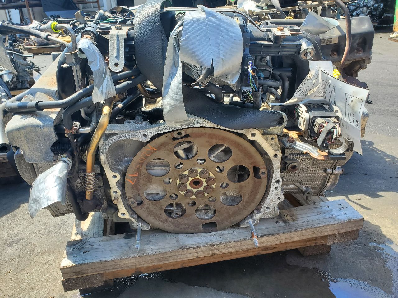 2012 SUBARU LEGACY 6cyl Gasoline 3.6 ENGINE ASSEMBLY - 349476