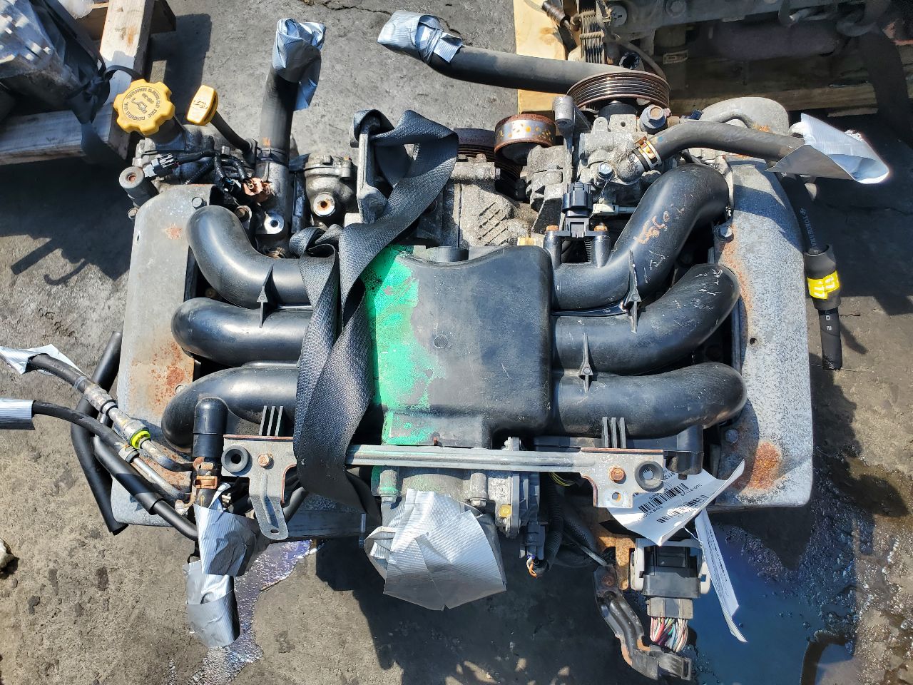 2012 SUBARU LEGACY 6cyl Gasoline 3.6 ENGINE ASSEMBLY - 349476 — photo 2