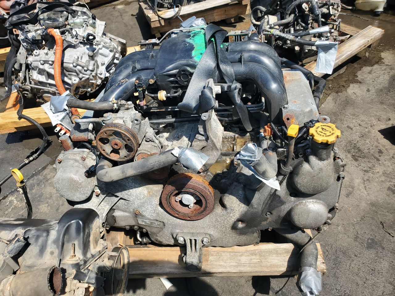 2012 SUBARU LEGACY 6cyl Gasoline 3.6 ENGINE ASSEMBLY - 349476 — photo 3