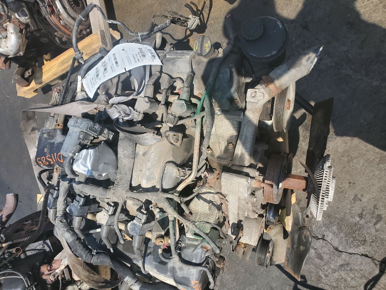 2008 DODGE 1500 PICKUP 8cyl Gasoline 4.7 FLEX ENGINE ASSEMBLY - 349639