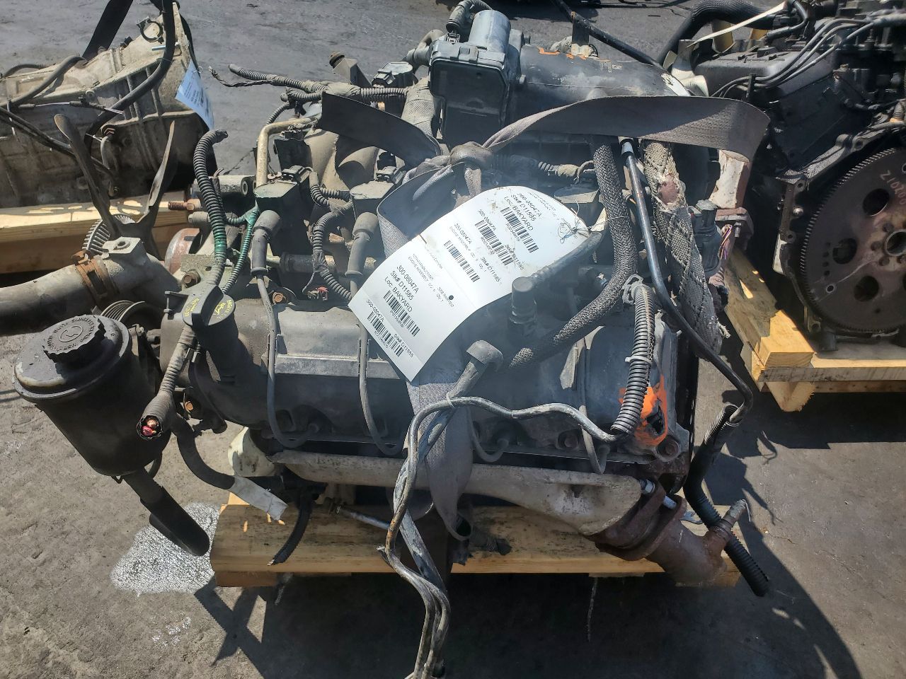 2008 DODGE 1500 PICKUP 8cyl Gasoline 4.7 FLEX ENGINE ASSEMBLY - 349639 — photo 4