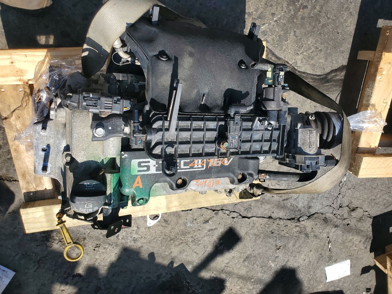 2013 CHEVROLET SPARK 4cyl Gasoline 1.2 ENGINE ASSEMBLY - 351330