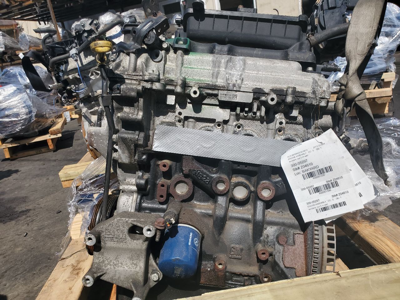 2013 CHEVROLET SPARK 4cyl Gasoline 1.2 ENGINE ASSEMBLY - 351330 — photo 6